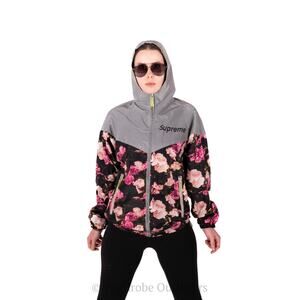 SUPREME Floral Reflective Windbreaker Jacket